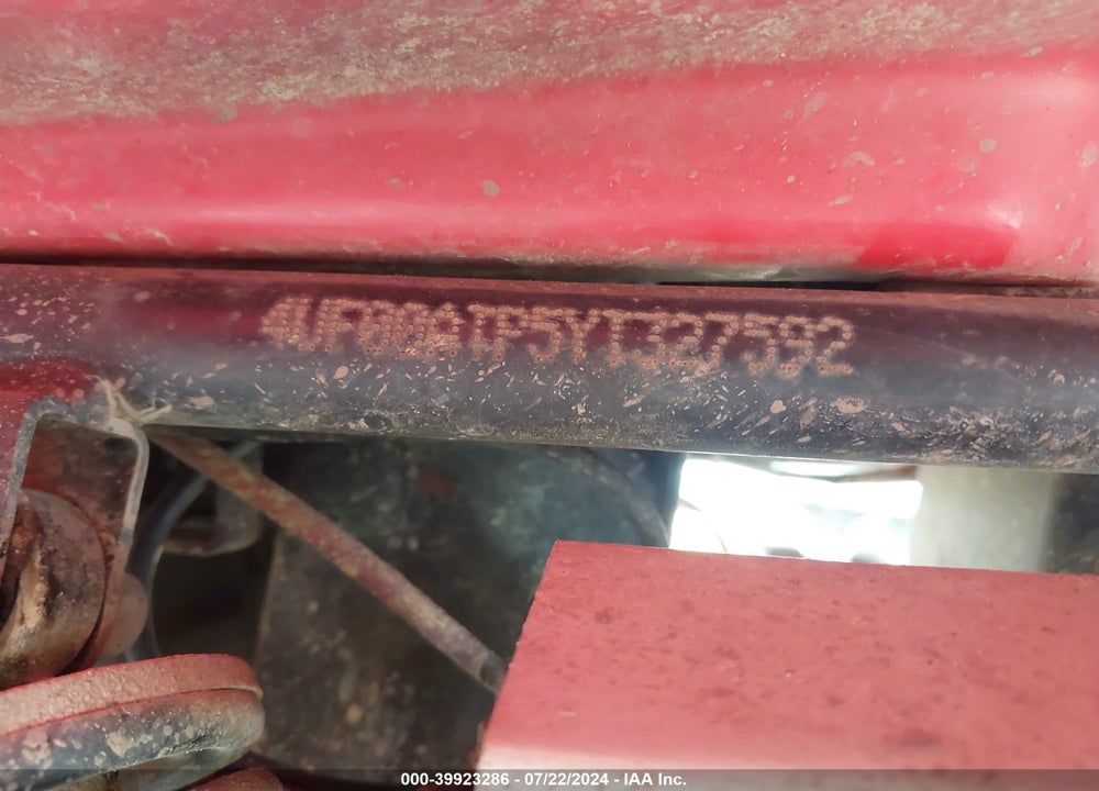 2000 ARCTIC CAT OTHER VIN: 4UF00ATP5YT327592