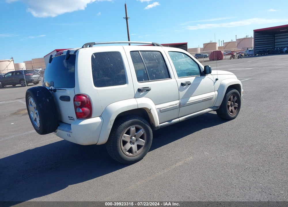 2005 JEEP LIBERTY LIMITED EDITION VIN: 1J4GL58K75W564347