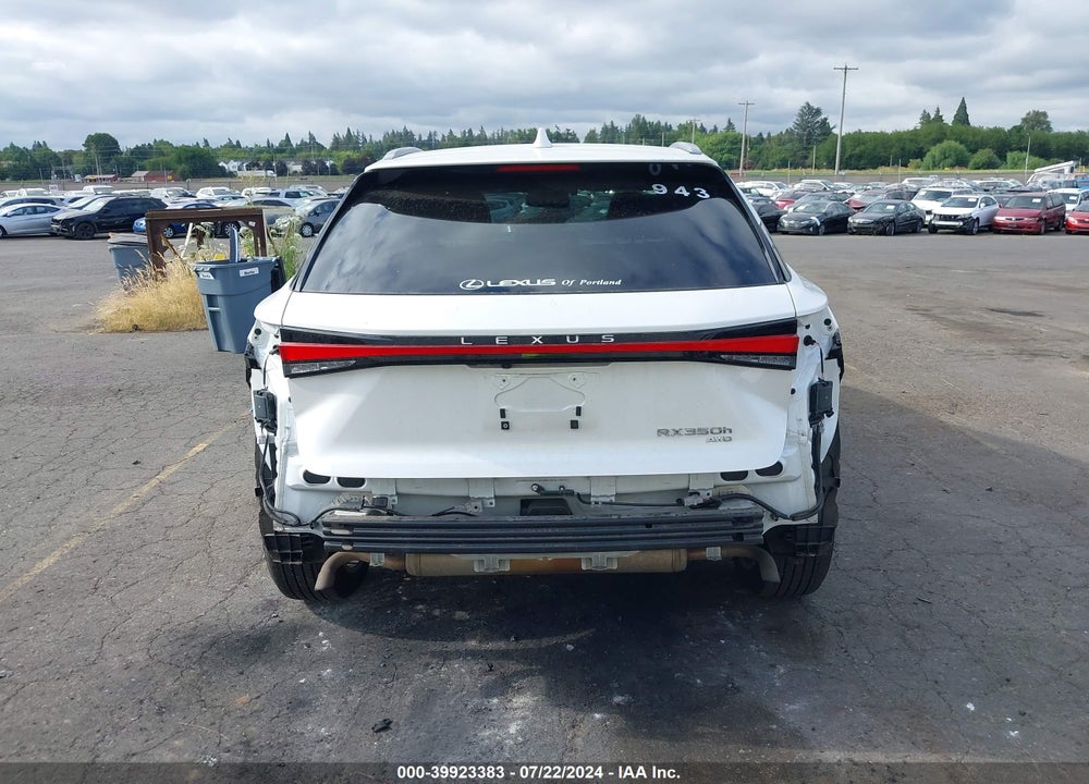 2023 LEXUS RX 350H VIN: 2T2BBMCA6PC014012