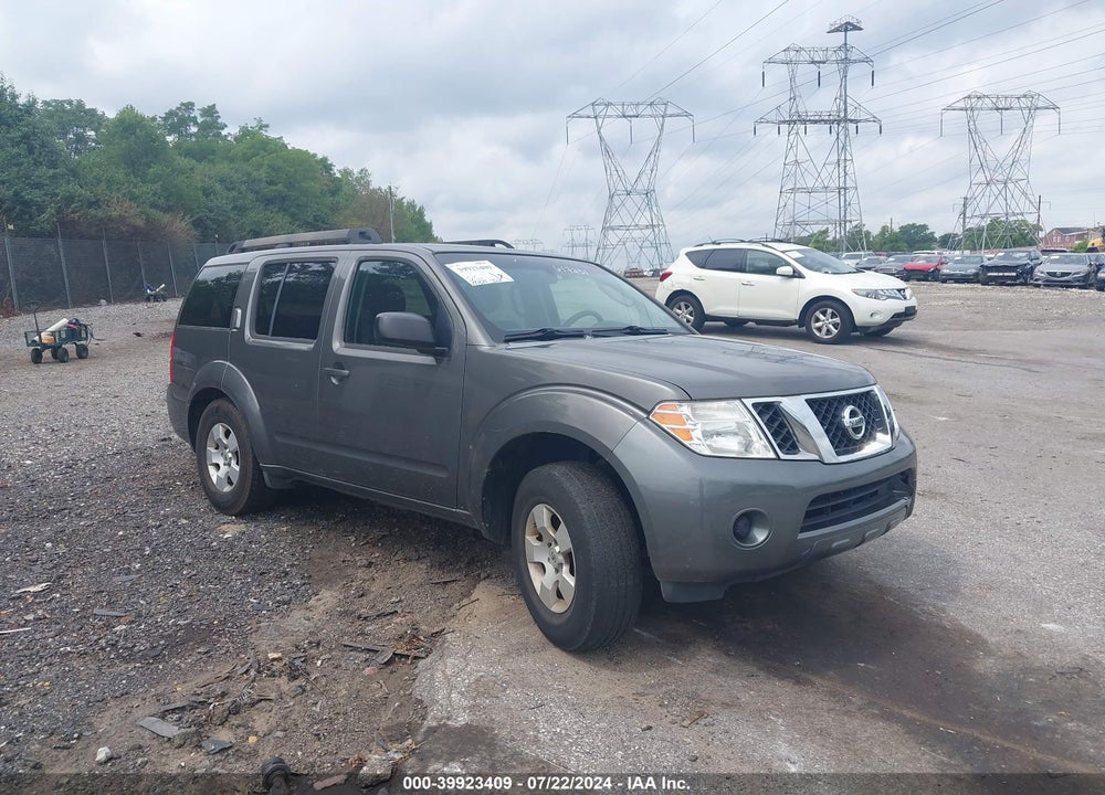2008 NISSAN PATHFINDER S VIN: 5N1AR18B28C617251