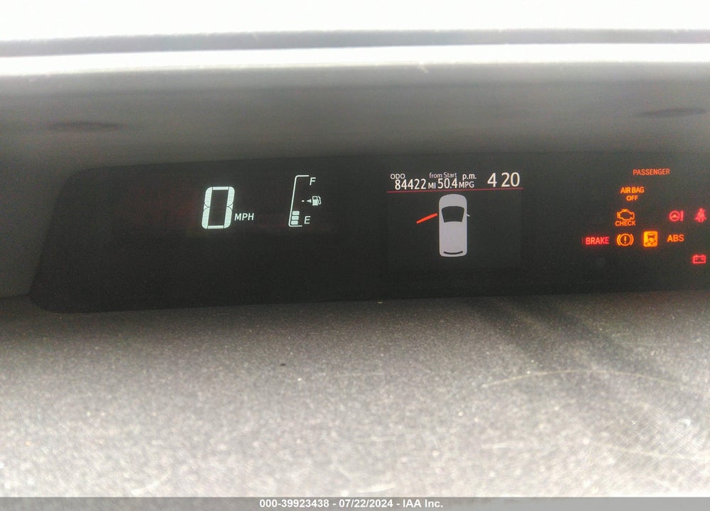 2015 TOYOTA PRIUS C TWO VIN: JTDKDTB36F1580296