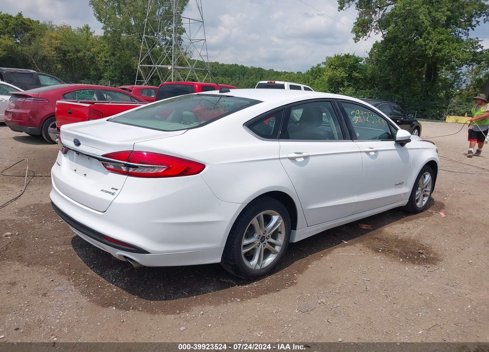 2018 FORD FUSION HYBRID SE VIN: 3FA6P0LU2JR198365