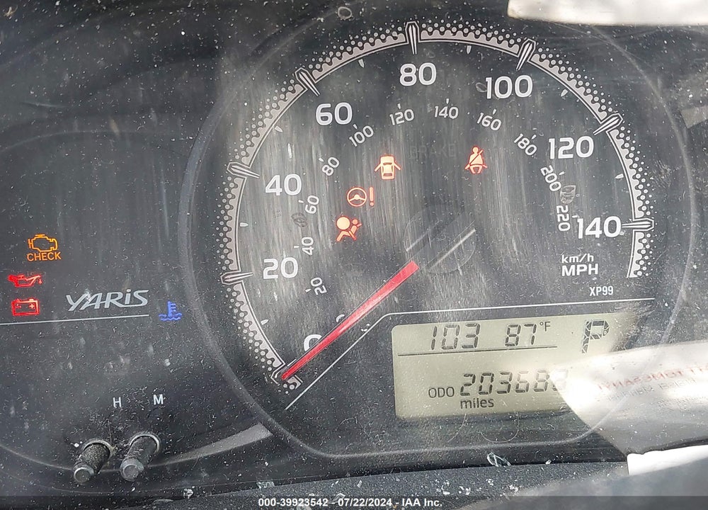 2016 TOYOTA YARIS L VIN: VNKKTUD38GA068604