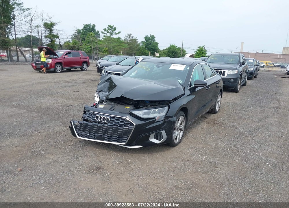 2022 AUDI A3 PREMIUM 40 TFSI QUATTRO S TRONIC VIN: WAUGUDGY8NA090390