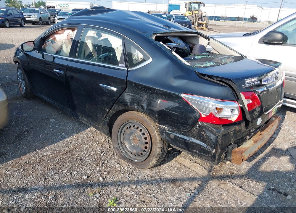 2017 NISSAN SENTRA SV VIN: 3N1AB7AP1HL659452