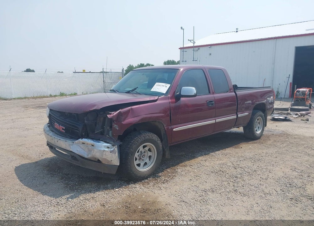 2000 GMC SIERRA 1500 SLE VIN: 2GTEK19T2Y1242503