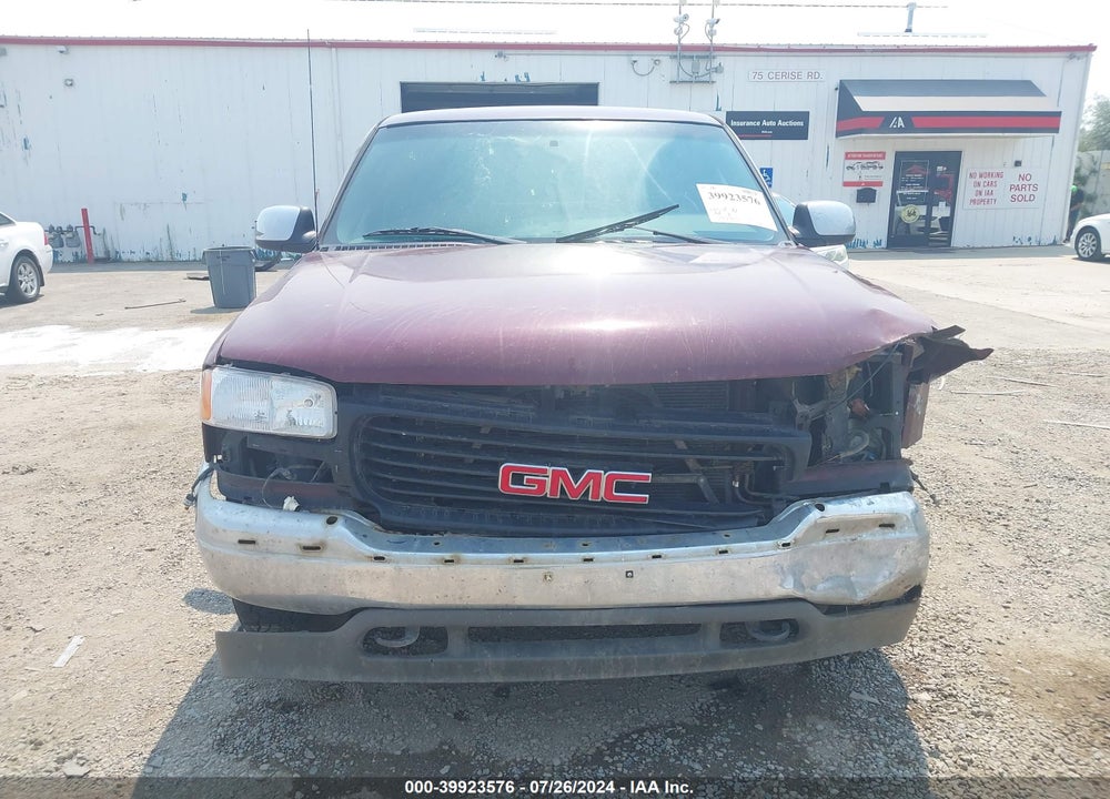 2000 GMC SIERRA 1500 SLE VIN: 2GTEK19T2Y1242503