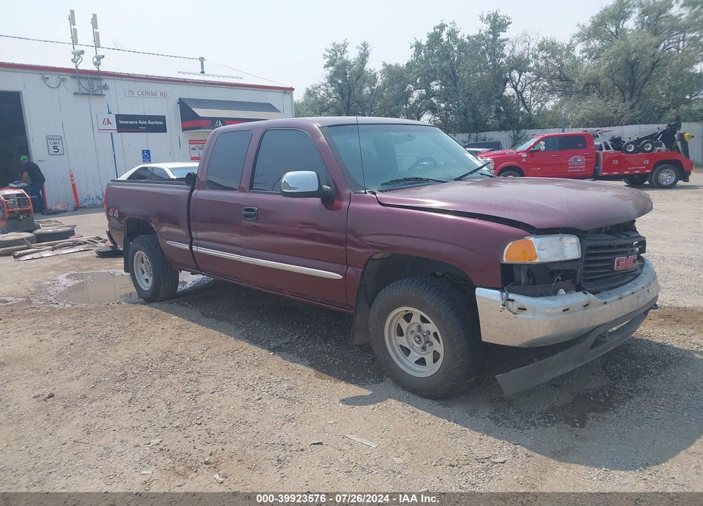 2000 GMC SIERRA 1500 SLE VIN: 2GTEK19T2Y1242503