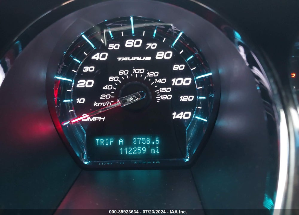 2012 FORD TAURUS LIMITED VIN: 1FAHP2JW2CG120977