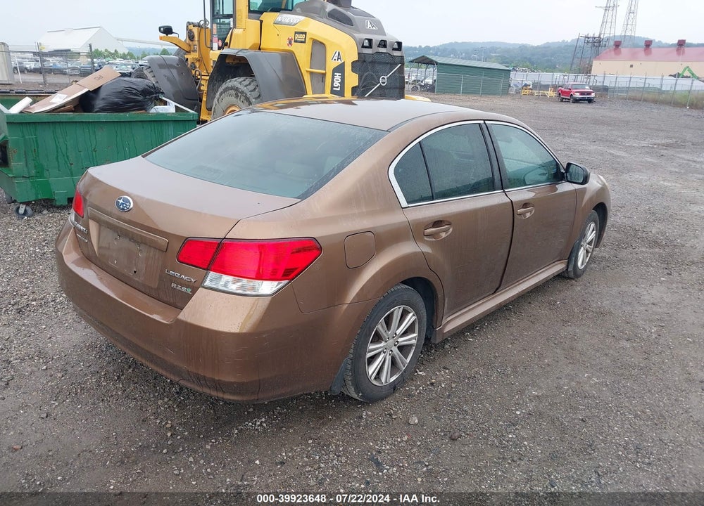 2012 SUBARU LEGACY 2.5I PREMIUM VIN: 4S3BMBC6XC3023975