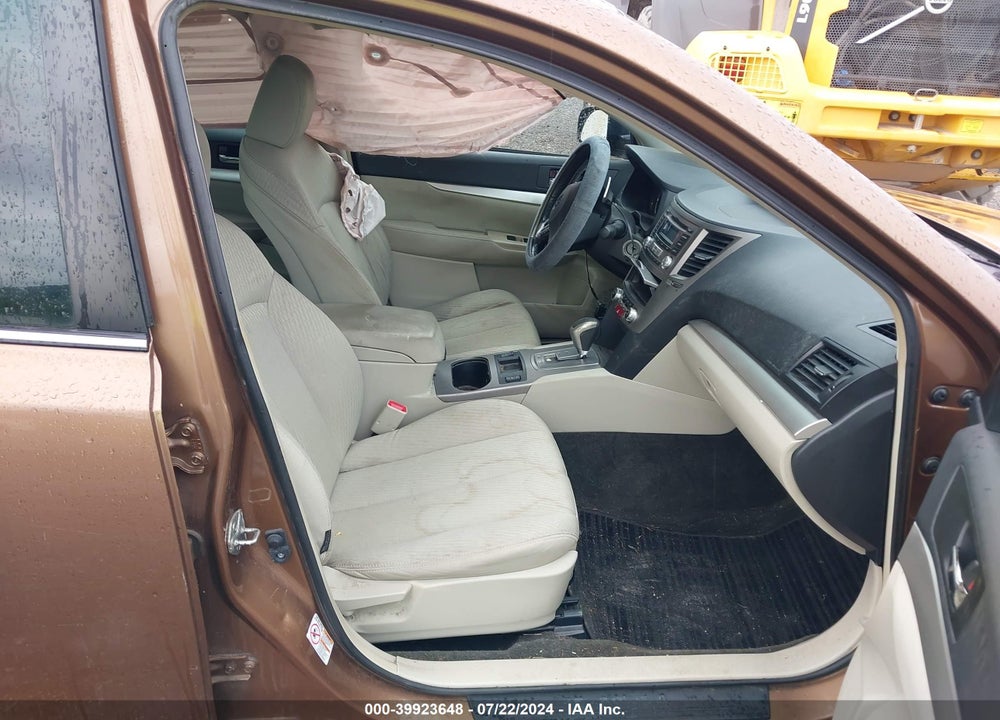 2012 SUBARU LEGACY 2.5I PREMIUM VIN: 4S3BMBC6XC3023975