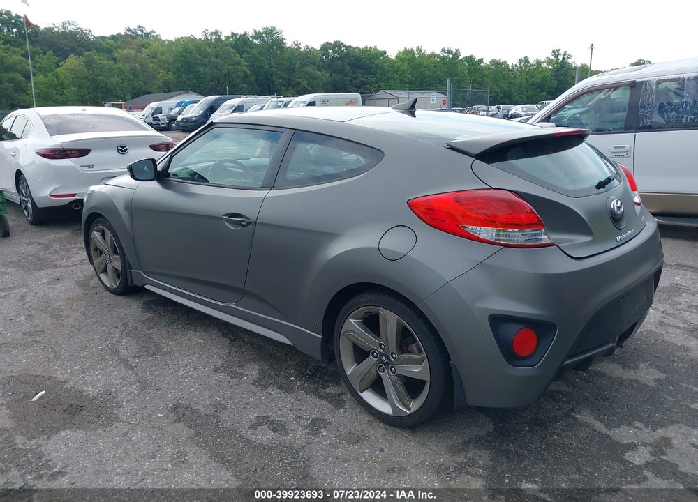 2013 HYUNDAI VELOSTER TURBO W/BLUE VIN: KMHTC6AE8DU173759