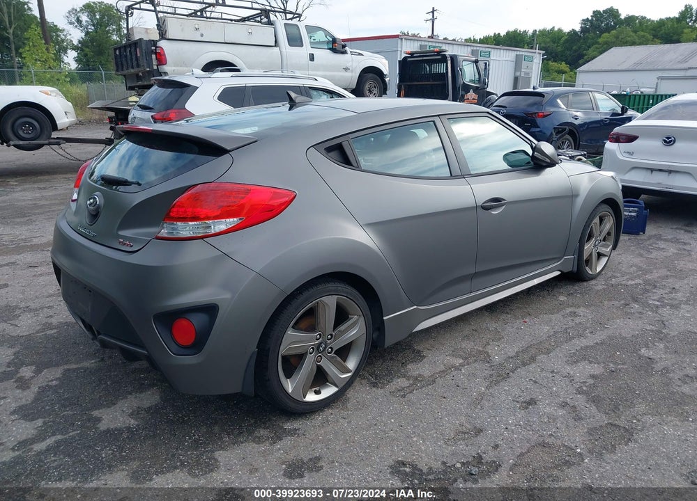 2013 HYUNDAI VELOSTER TURBO W/BLUE VIN: KMHTC6AE8DU173759