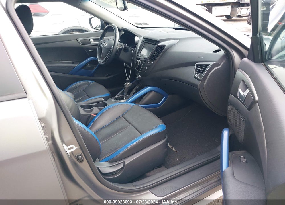 2013 HYUNDAI VELOSTER TURBO W/BLUE VIN: KMHTC6AE8DU173759