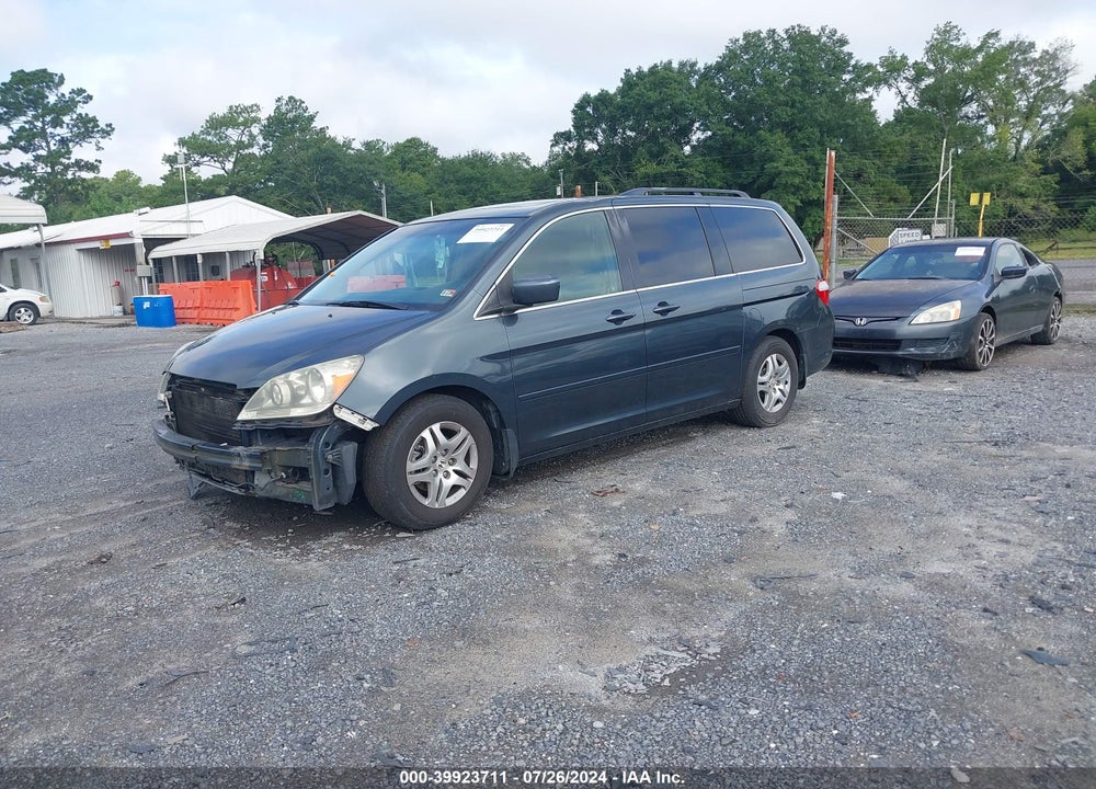 2005 HONDA ODYSSEY EX-L VIN: 5FNRL38755B128812