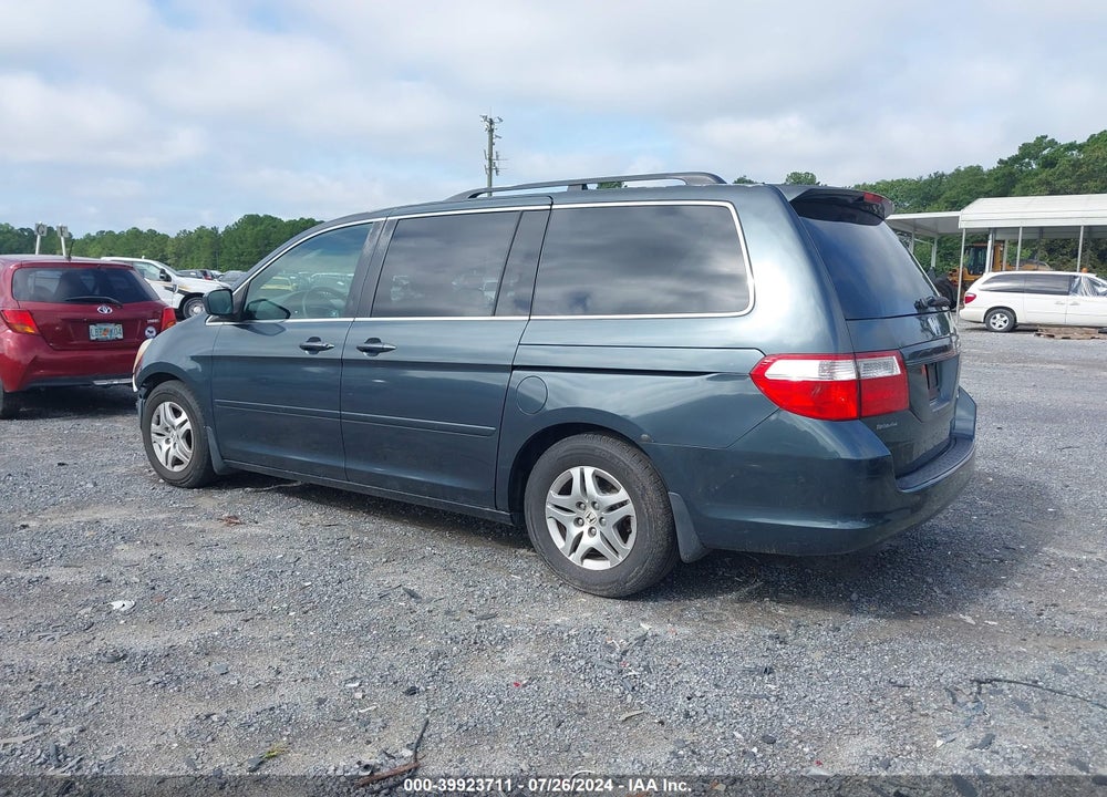 2005 HONDA ODYSSEY EX-L VIN: 5FNRL38755B128812