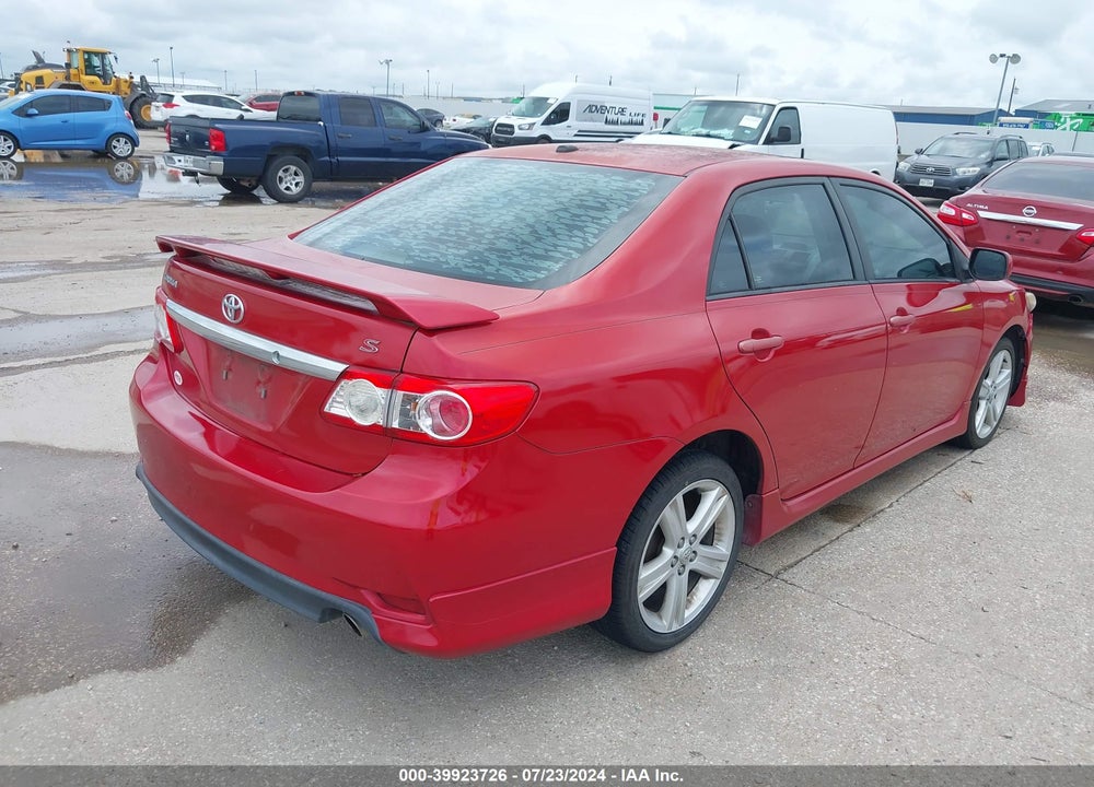 2013 TOYOTA COROLLA S VIN: 5YFBU4EE9DP081052
