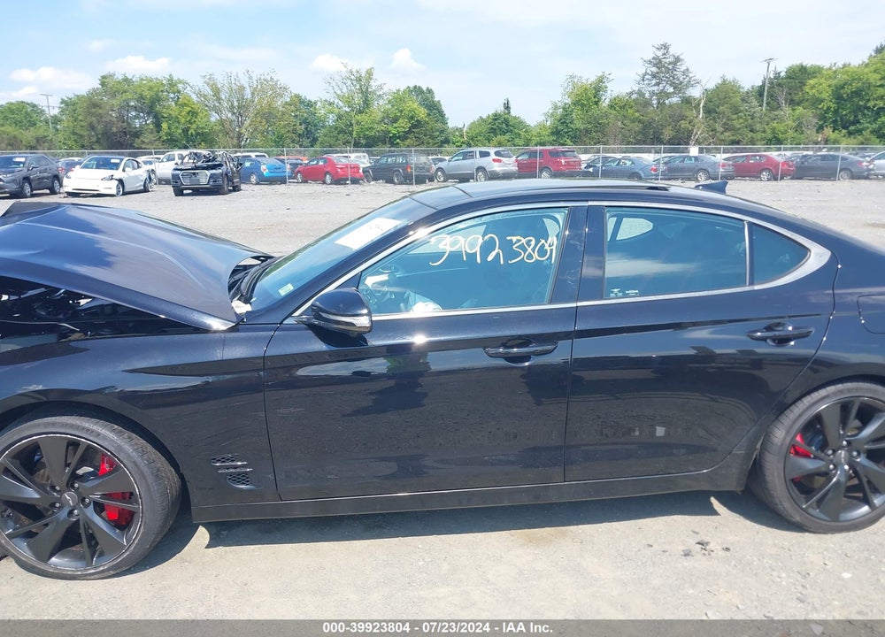 2022 GENESIS G70 3.3T AWD VIN: KMTG54TE6NU098905