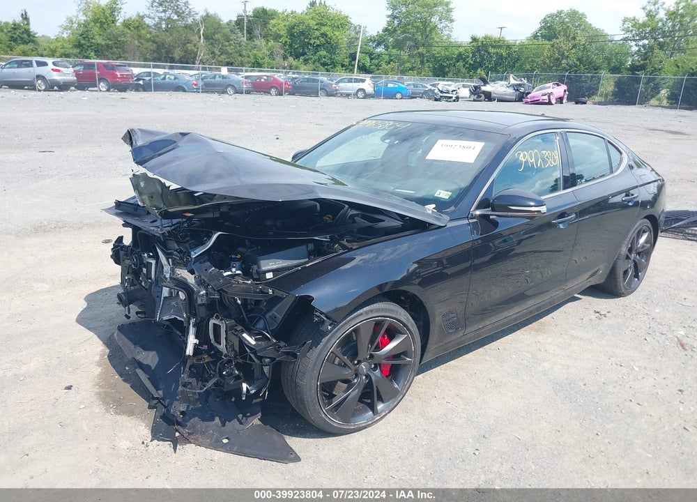 2022 GENESIS G70 3.3T AWD VIN: KMTG54TE6NU098905
