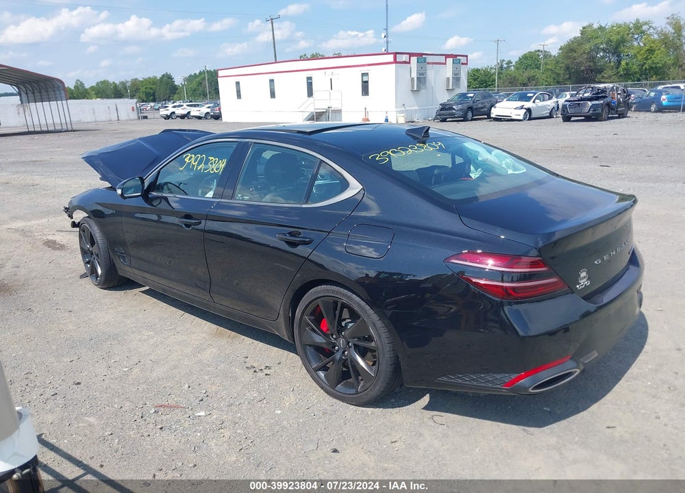 2022 GENESIS G70 3.3T AWD VIN: KMTG54TE6NU098905