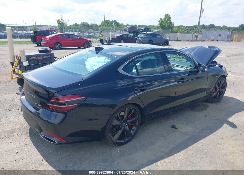 2022 GENESIS G70 3.3T AWD VIN: KMTG54TE6NU098905