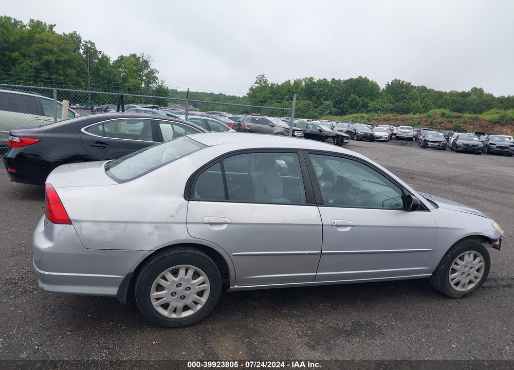 2005 HONDA CIVIC LX VIN: 1HGES16505L012990
