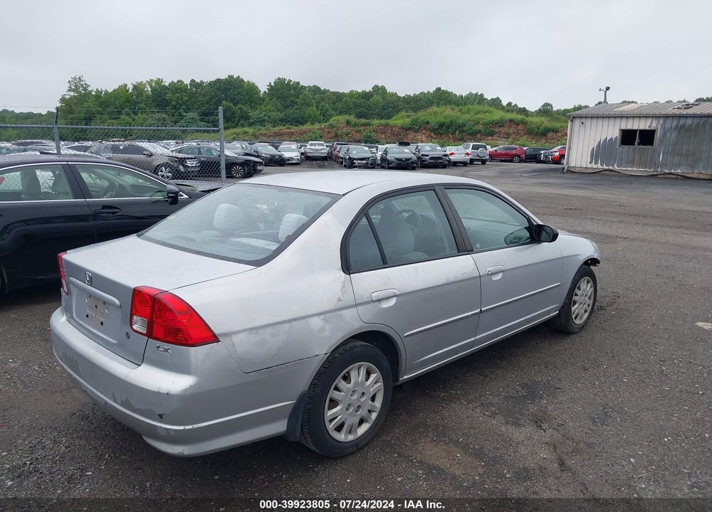 2005 HONDA CIVIC LX VIN: 1HGES16505L012990