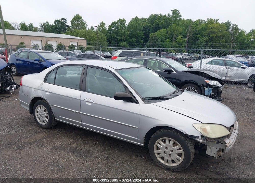 2005 HONDA CIVIC LX VIN: 1HGES16505L012990