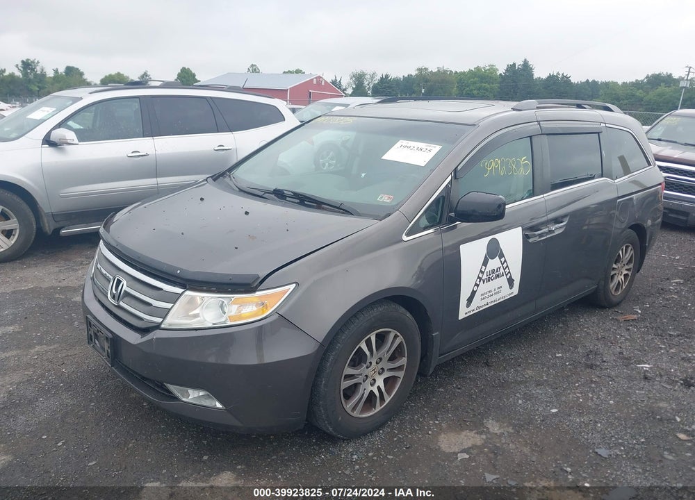 2012 HONDA ODYSSEY EX-L VIN: 5FNRL5H68CB053457