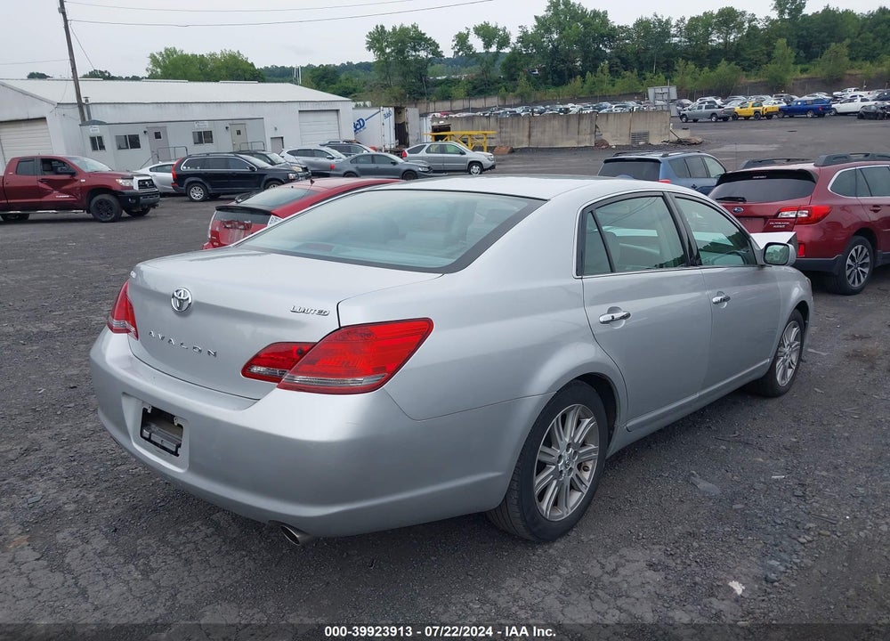 2008 TOYOTA AVALON LIMITED VIN: 4T1BK36B48U289672