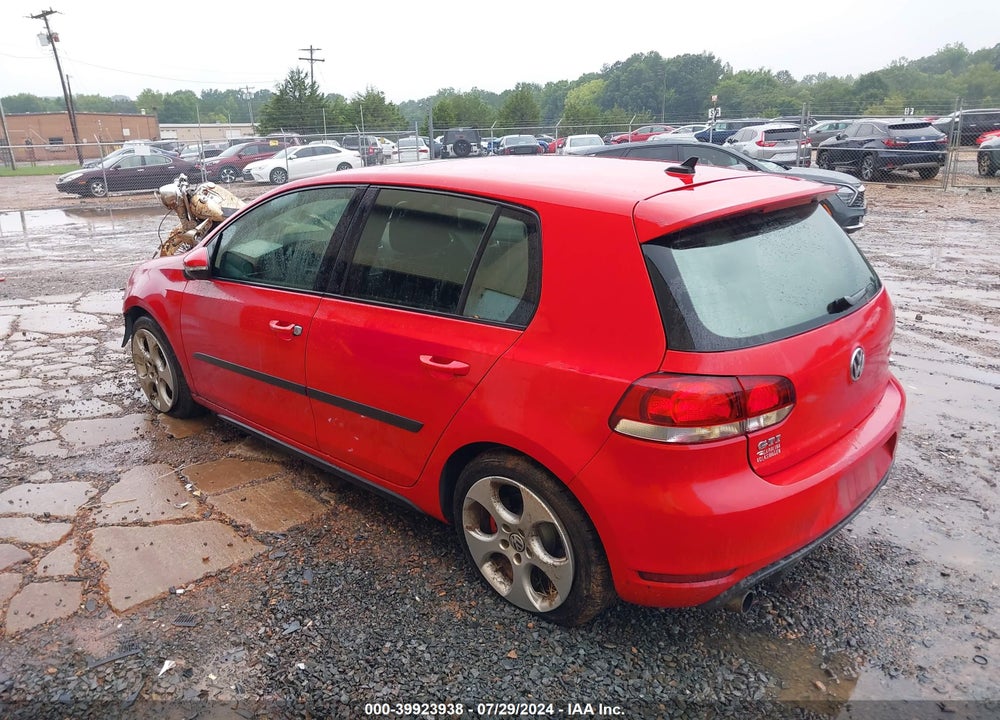 2010 VOLKSWAGEN GTI 4-DOOR VIN: WVWHV7AJ4AW264339