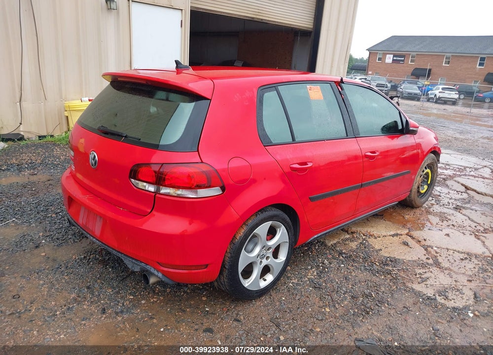 2010 VOLKSWAGEN GTI 4-DOOR VIN: WVWHV7AJ4AW264339