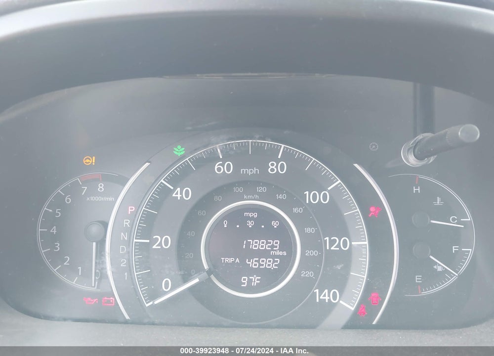 2012 HONDA CR-V LX VIN: 2HKRM3H37CH504631