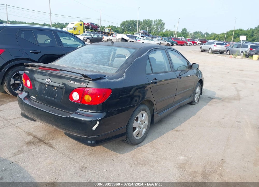 2004 TOYOTA COROLLA S VIN: 1NXBR32E74Z216950