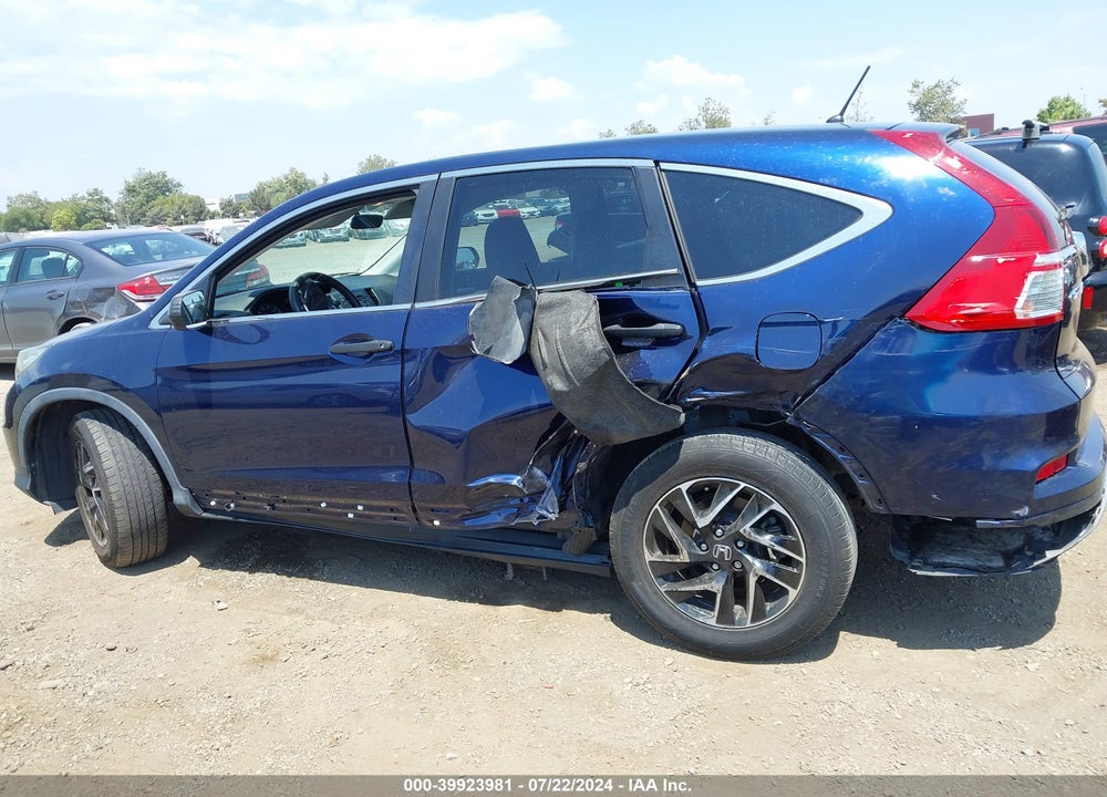 2016 HONDA CR-V SE VIN: 2HKRM3H40GH556956
