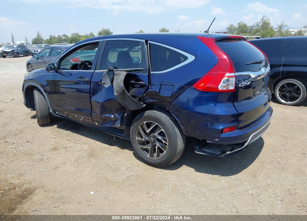 2016 HONDA CR-V SE VIN: 2HKRM3H40GH556956