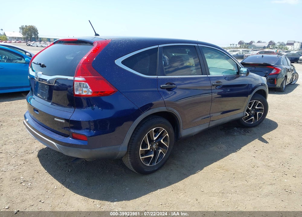 2016 HONDA CR-V SE VIN: 2HKRM3H40GH556956