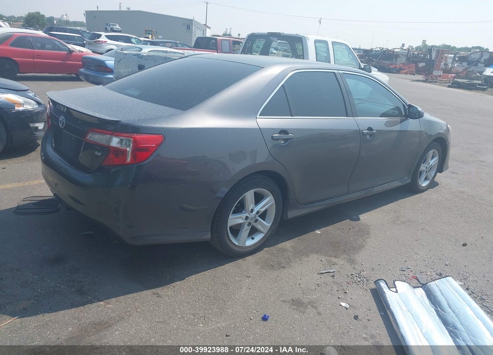 2013 TOYOTA CAMRY SE VIN: 4T1BF1FK1DU244207