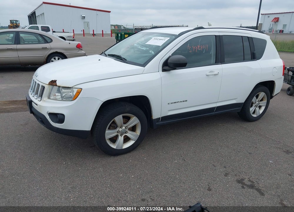 2012 JEEP COMPASS LATITUDE VIN: 1C4NJDEB2CD558370