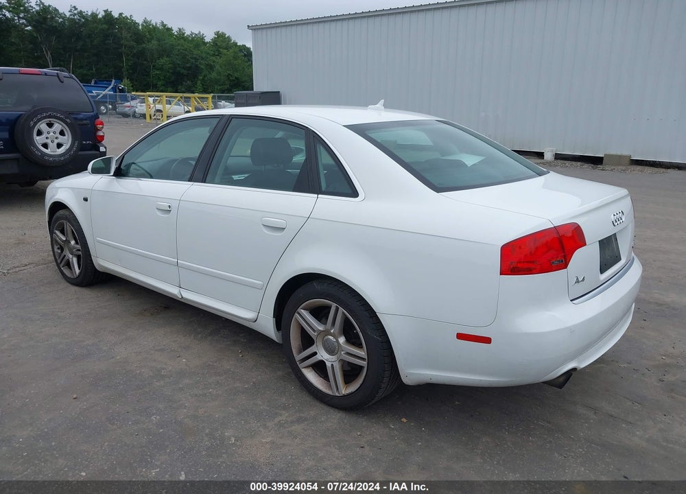 2008 AUDI A4 2.0T/2.0T SPECIAL EDITION VIN: WAUDF78E78A022962