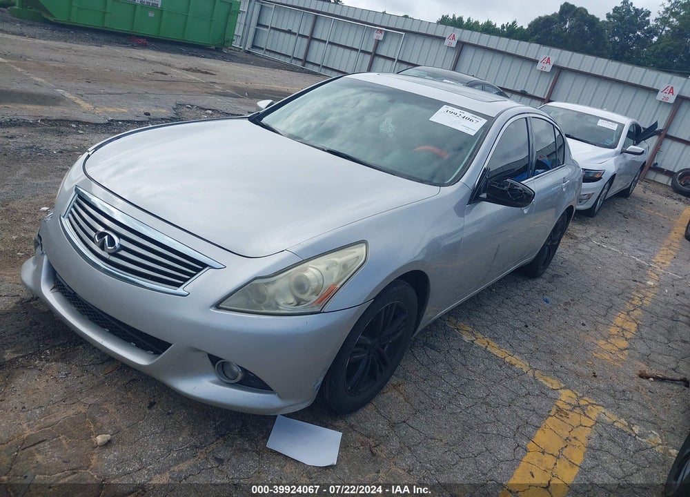 2010 INFINITI G37X VIN: JN1CV6AR7AM452393
