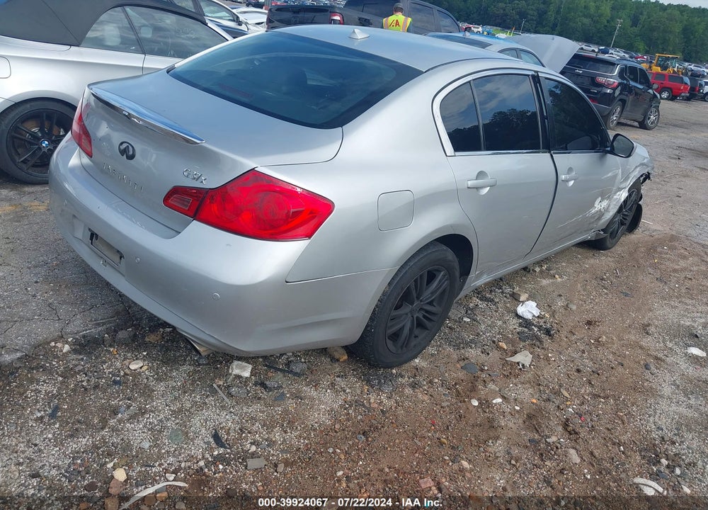 2010 INFINITI G37X VIN: JN1CV6AR7AM452393