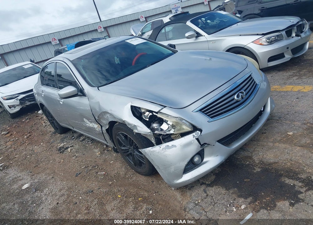 2010 INFINITI G37X VIN: JN1CV6AR7AM452393