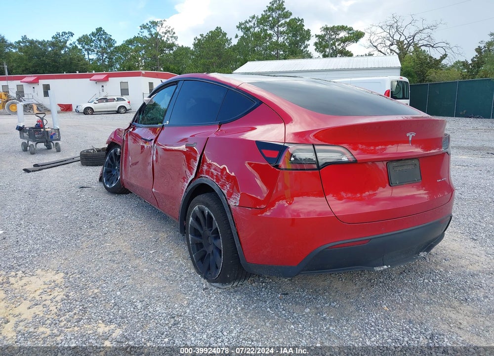 2021 TESLA MODEL Y LONG RANGE DUAL MOTOR ALL-WHEEL DRIVE VIN: 5YJYGDEE3MF175246