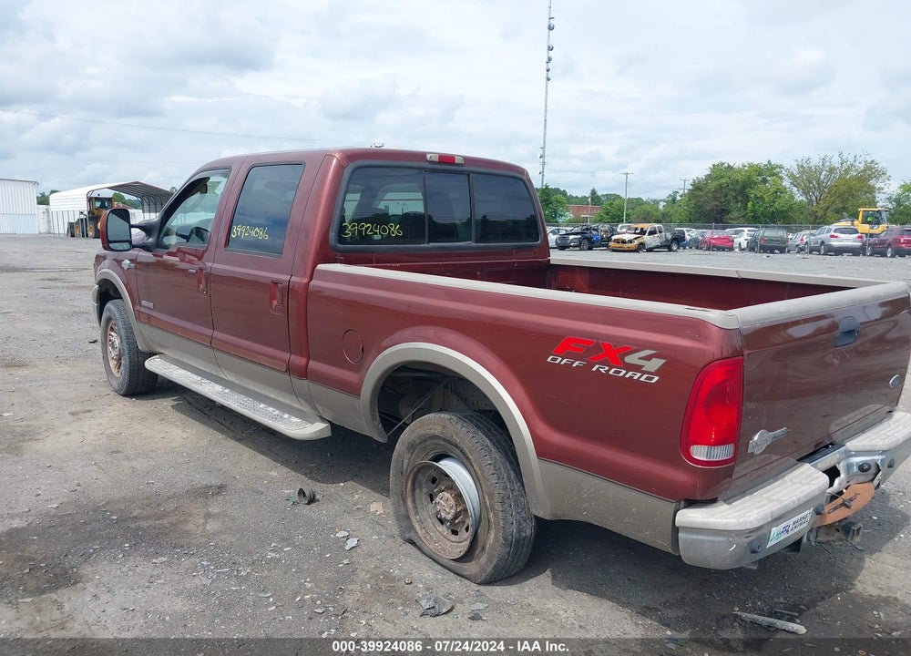 2005 FORD F-250 LARIAT/XL/XLT VIN: 1FTSW21P95EA84781