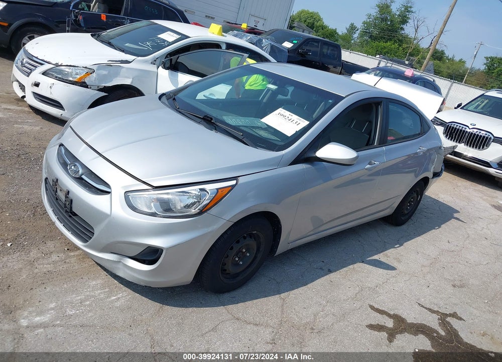 2016 HYUNDAI ACCENT SE VIN: KMHCT4AEXGU981166