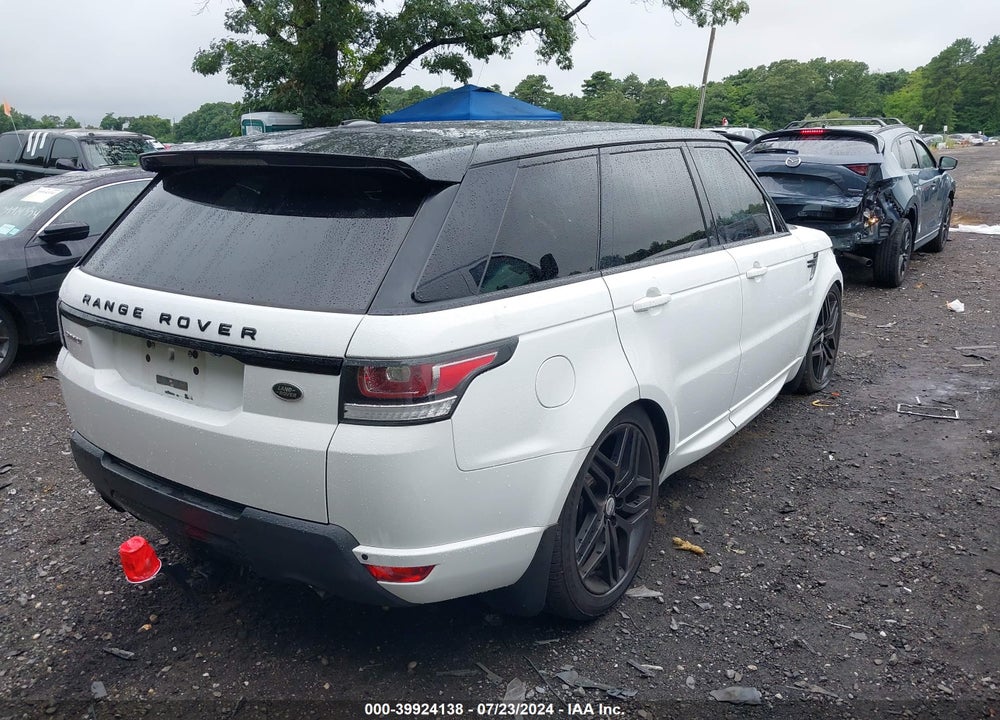 2015 LAND ROVER RANGE ROVER SPORT 3.0L V6 SUPERCHARGED HSE VIN: SALWR2VF6FA620789