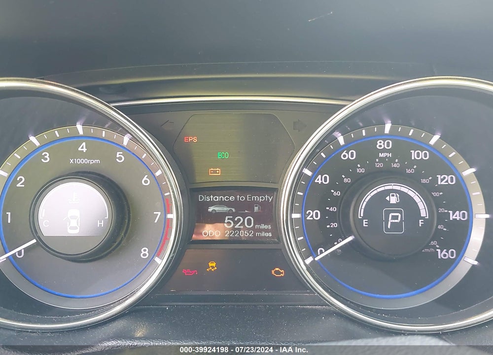 2012 HYUNDAI SONATA GLS VIN: 5NPEB4AC7CH460425