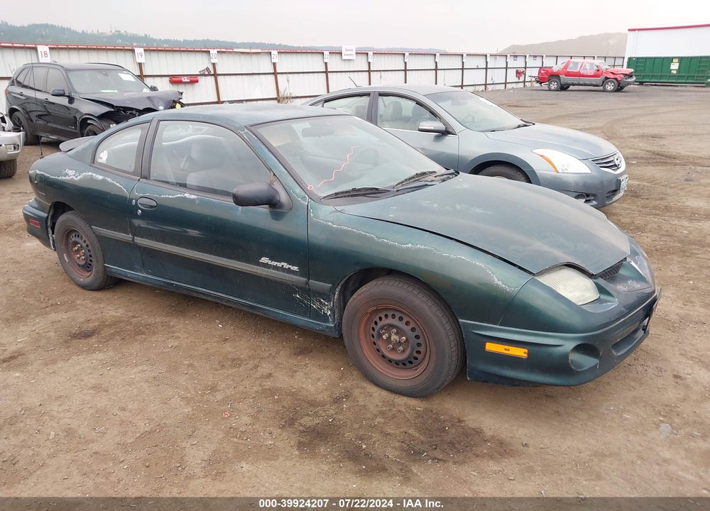 2002 PONTIAC SUNFIRE SE VIN: 1G2JB124X27462116