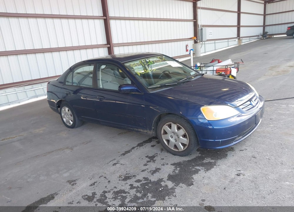 2002 HONDA CIVIC EX VIN: 1HGES26752L039315